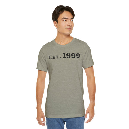 Established 1999 Unisex Tee | Vintage Birth Year Shirt, Casual Birthday Gift, Personalized Family Reunion Apparel, Retro Style [...] - TRV
