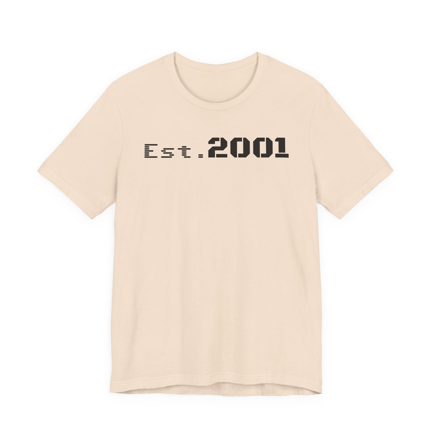 Est. 2001 Unisex Tee - Timeless Casual Wear, Birthday Gift, Nostalgic Fashion, Everyday Comfort, Trendy Streetwear