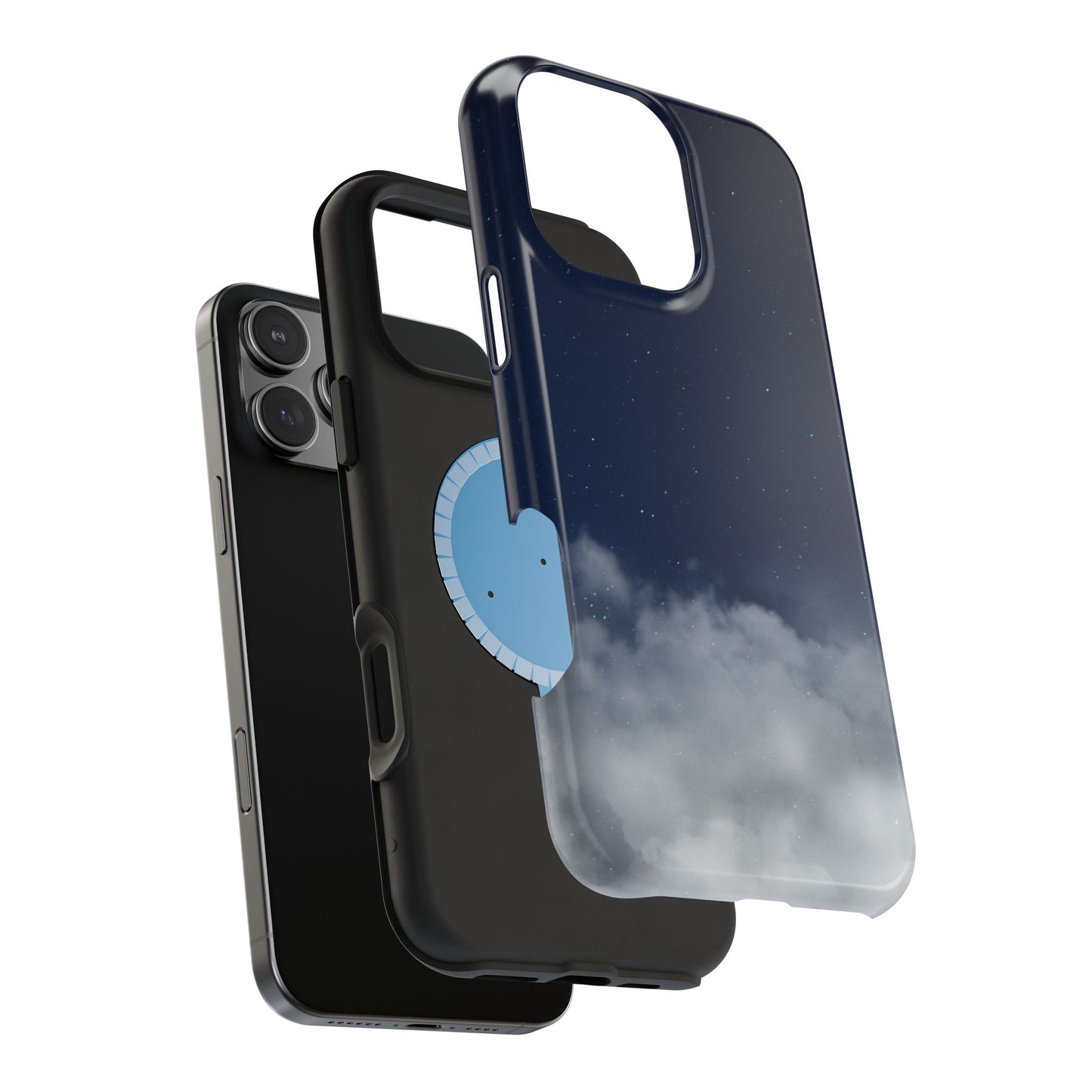 Night Sky Magnetic Impact-Resistant Phone Case — Foggy Cloud Design