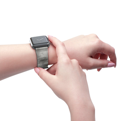 Gray Watercolor Camouflage Watch Band | Neutral Abstract Apple Watch Strap - TRV