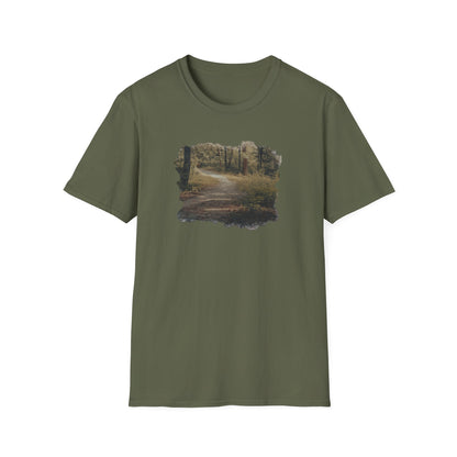 Nature-Inspired Unisex Softstyle T-Shirt | Casual Wear, Outdoor Activities, Gift for Nature Lovers, Relaxed Fit T-Shirt, Eco-Friendly Style - TRV