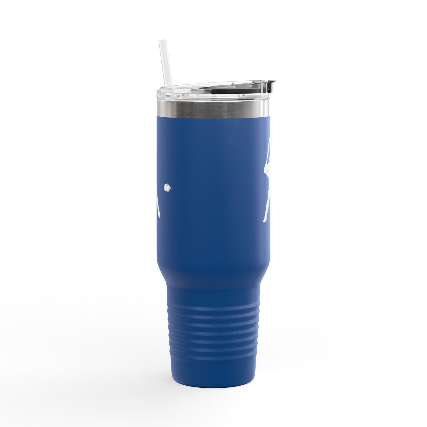 Insulated Travel Mug for Sports Lovers, 40oz Tumbler, Red Baseball Design, Perfect Gift for Fans, Outdoor Adventures, Road Trips, Tailgating