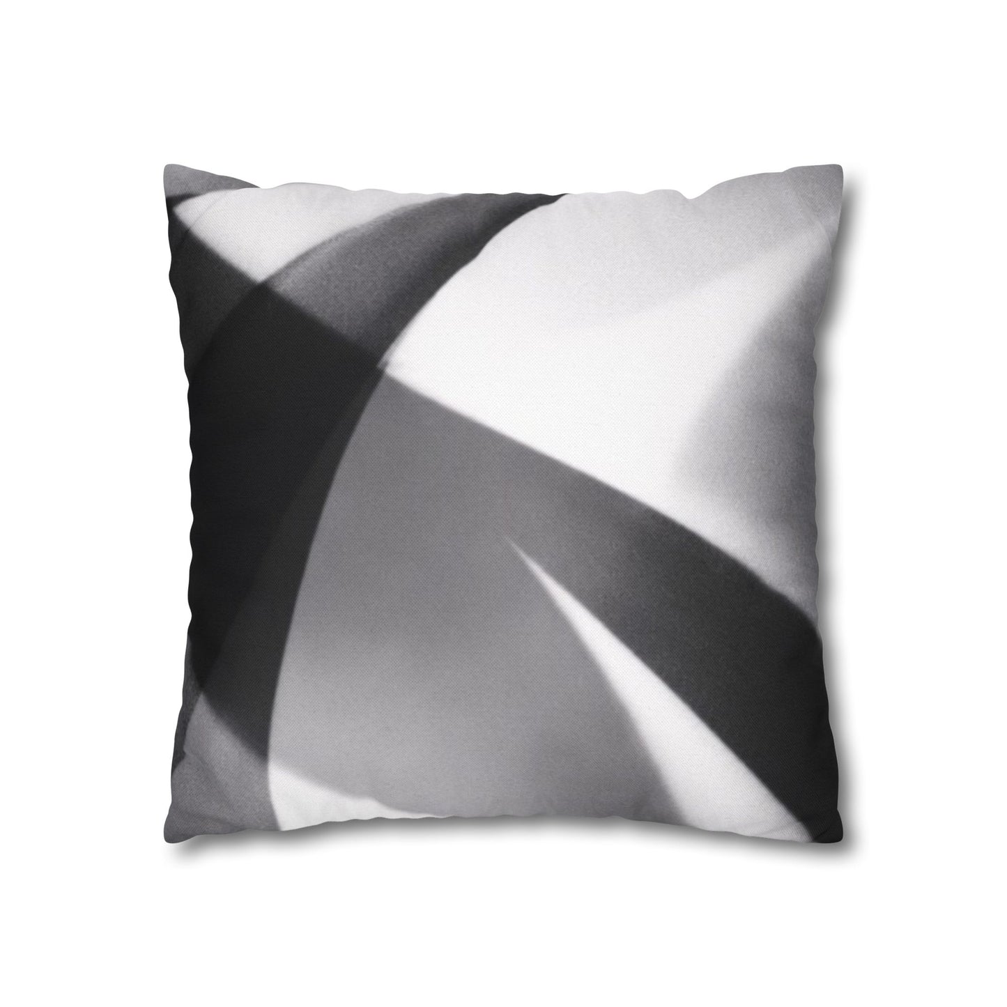 Abstract Black and White Photo Pillowcase, Square Pillowcase