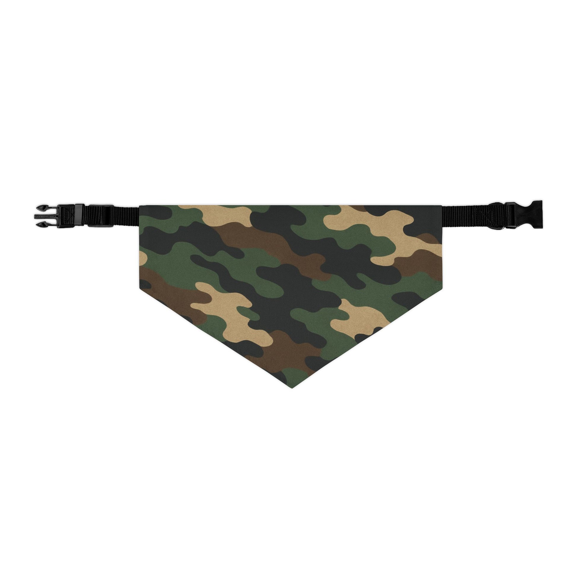 Stylish Camouflage Pet Bandana Collar | Dog Accessory for Outdoor Adventures, Pet Fashion, Camo Dog Gear, Puppy Bandana, Gift for Pet Lovers - TRV
