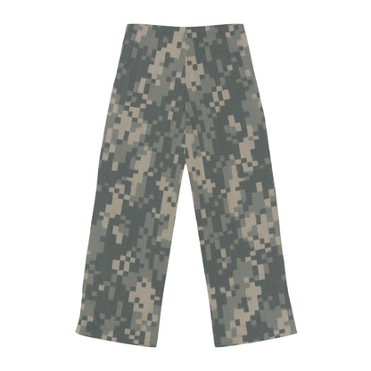 Camo Women's Pajama Pants — Digital Army Print Lounge Sleepwear