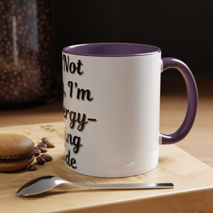 Humorous Coffee Mug - "I'm Not Lazy, I'm in Energy-Saving Mode" - TRV
