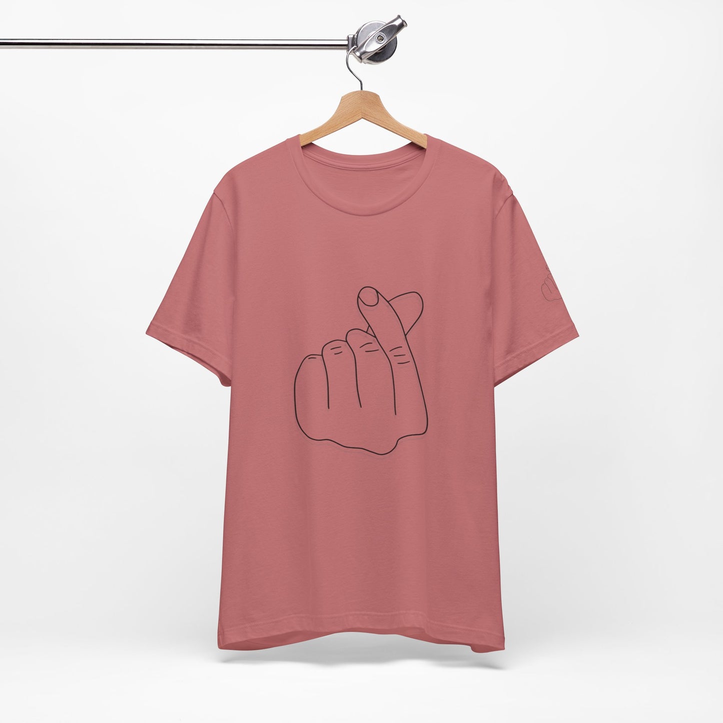Minimalist Hand Sign Unisex Tee | Casual Everyday Wear | Perfect for Gift Givers