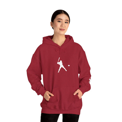 Sporty Unisex Baseball Hooded Sweatshirt, Casual Hoodie for Athletes, Perfect for Gifts, Comfy Streetwear, Ideal for Sports Events, Personal Use - TRV