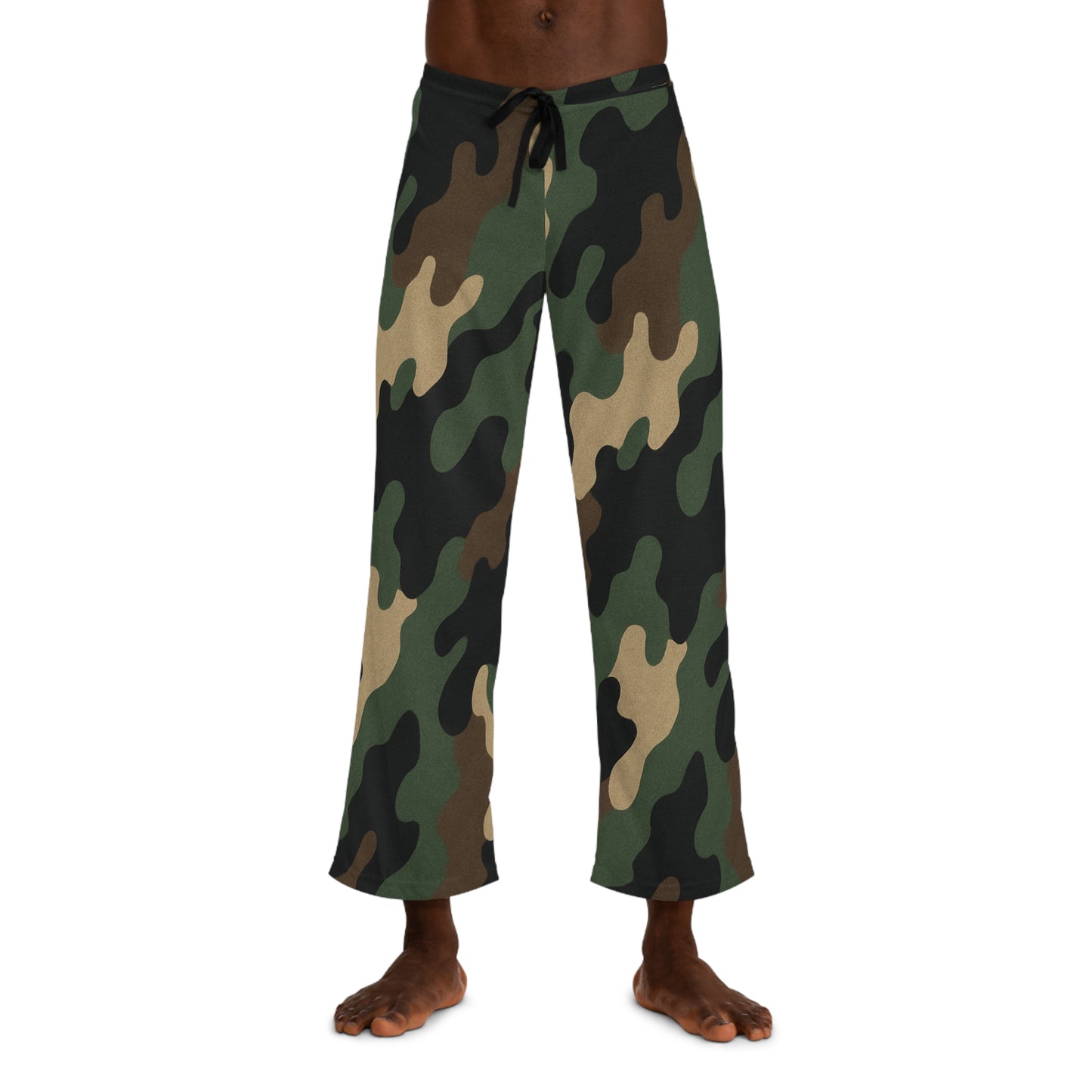 Camouflage Men's Pajama Pants, Cozy Sleepwear for Men, Relaxation Pants, Perfect Gift for Him, Casual Loungewear - TRV