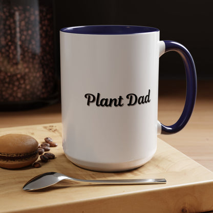 Plant Dad Accent Coffee Mug - Perfect Gift for Gardening Enthusiasts