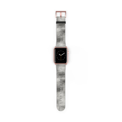 Gray Watercolor Camouflage Watch Band | Neutral Abstract Apple Watch Strap - TRV