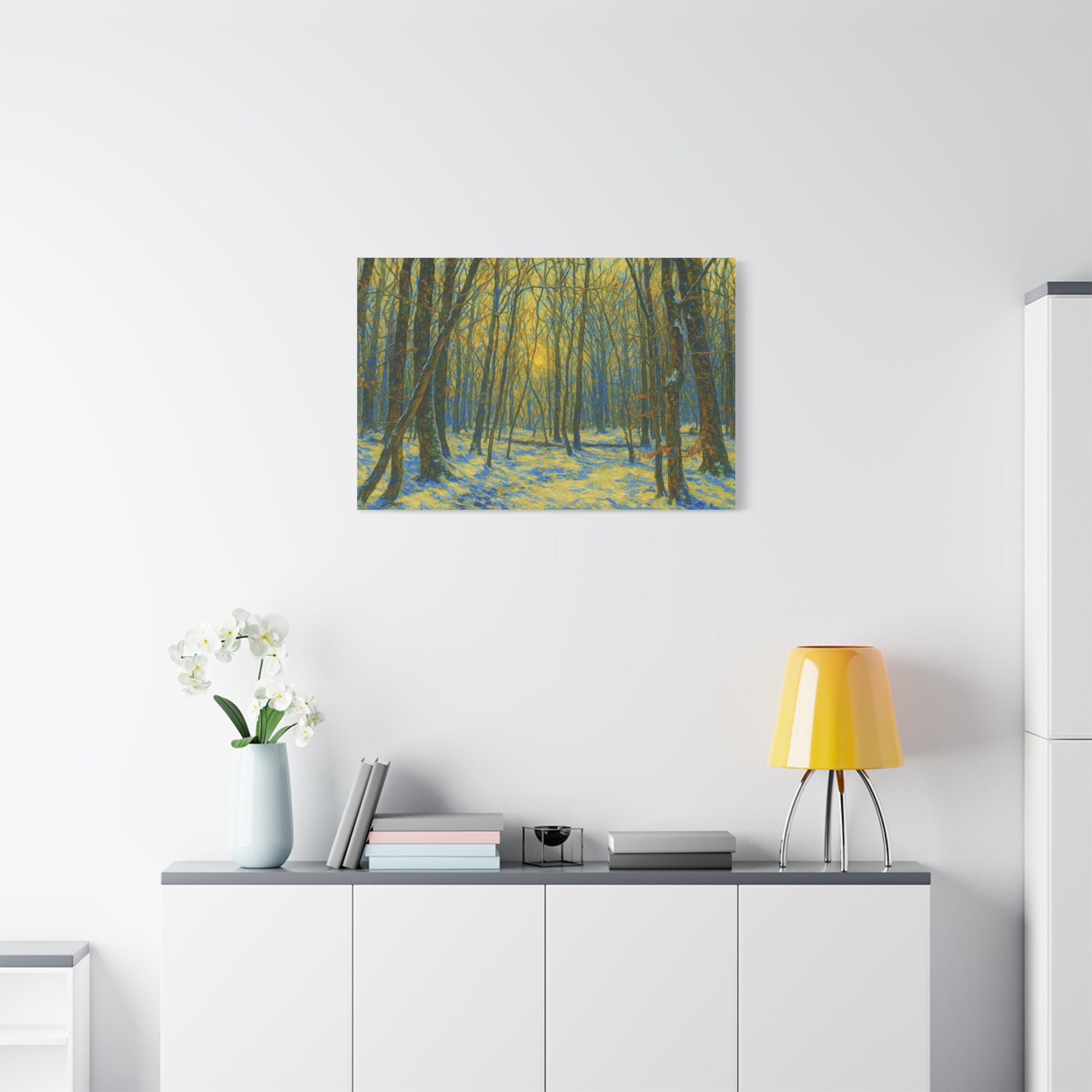 Forest Sunrise Canvas Print, Wall Art, Nature Photography, Home Decor, Gift for Nature Lovers, Landscape Artwork - TRV