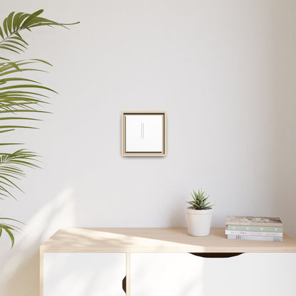 Minimal Line Art | Matte Canvas Framed