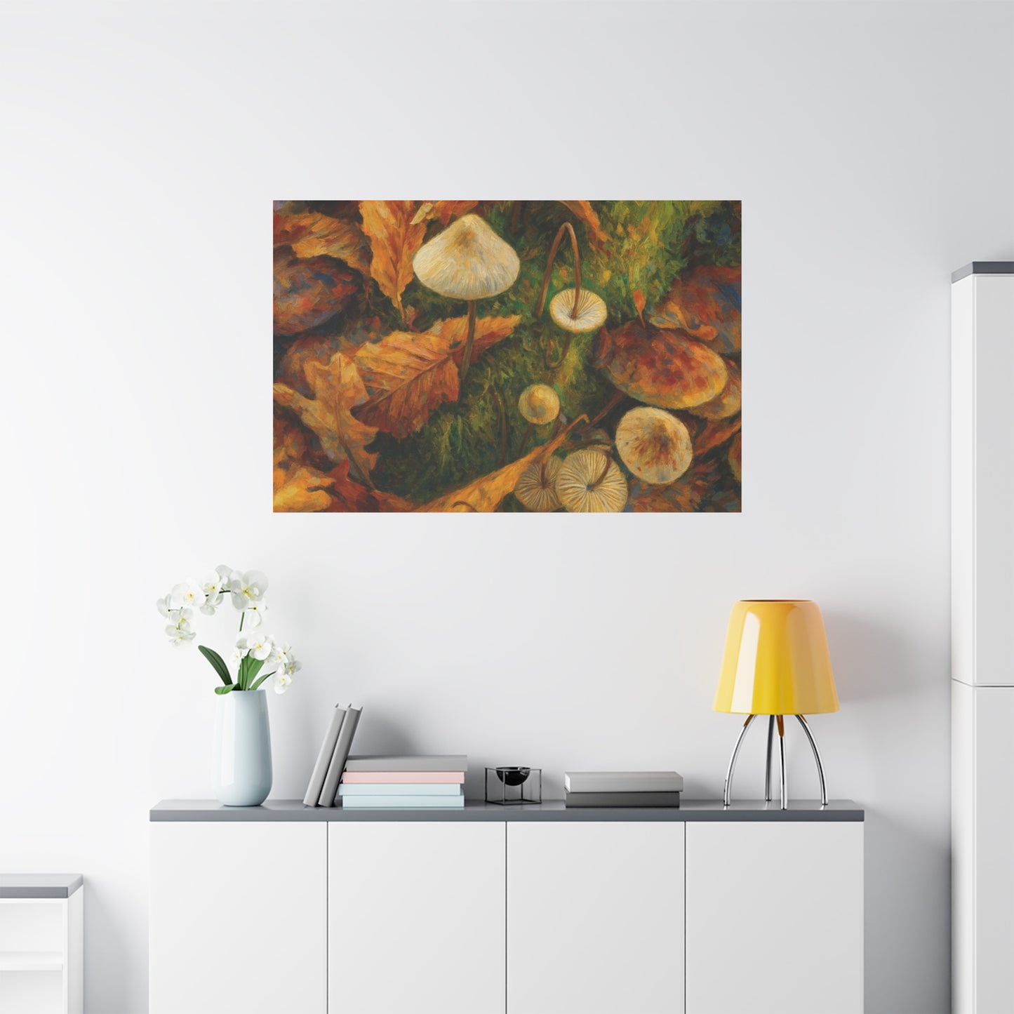 Autumn Mushrooms Canvas - TRV
