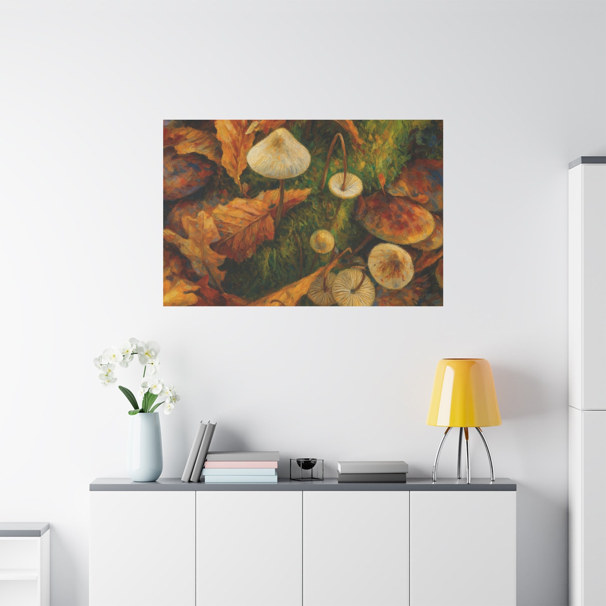 Autumn Mushrooms Canvas - TRV