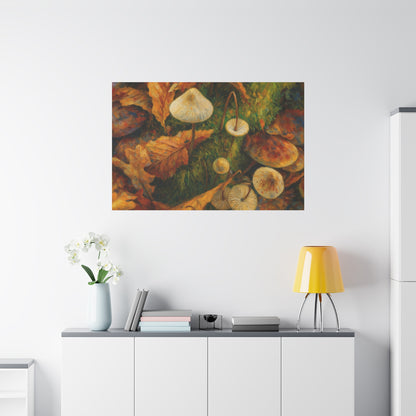 Autumn Mushrooms Canvas - TRV