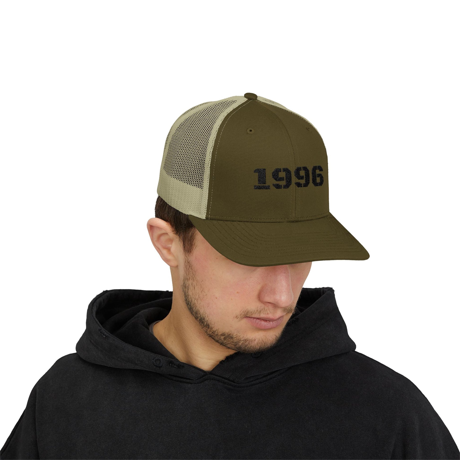 Vintage 1996 Snapback Trucker Cap, Retro Hat, Birthday Gift, Cool Dad Cap, Summer Accessory, Casual Streetwear - TRV