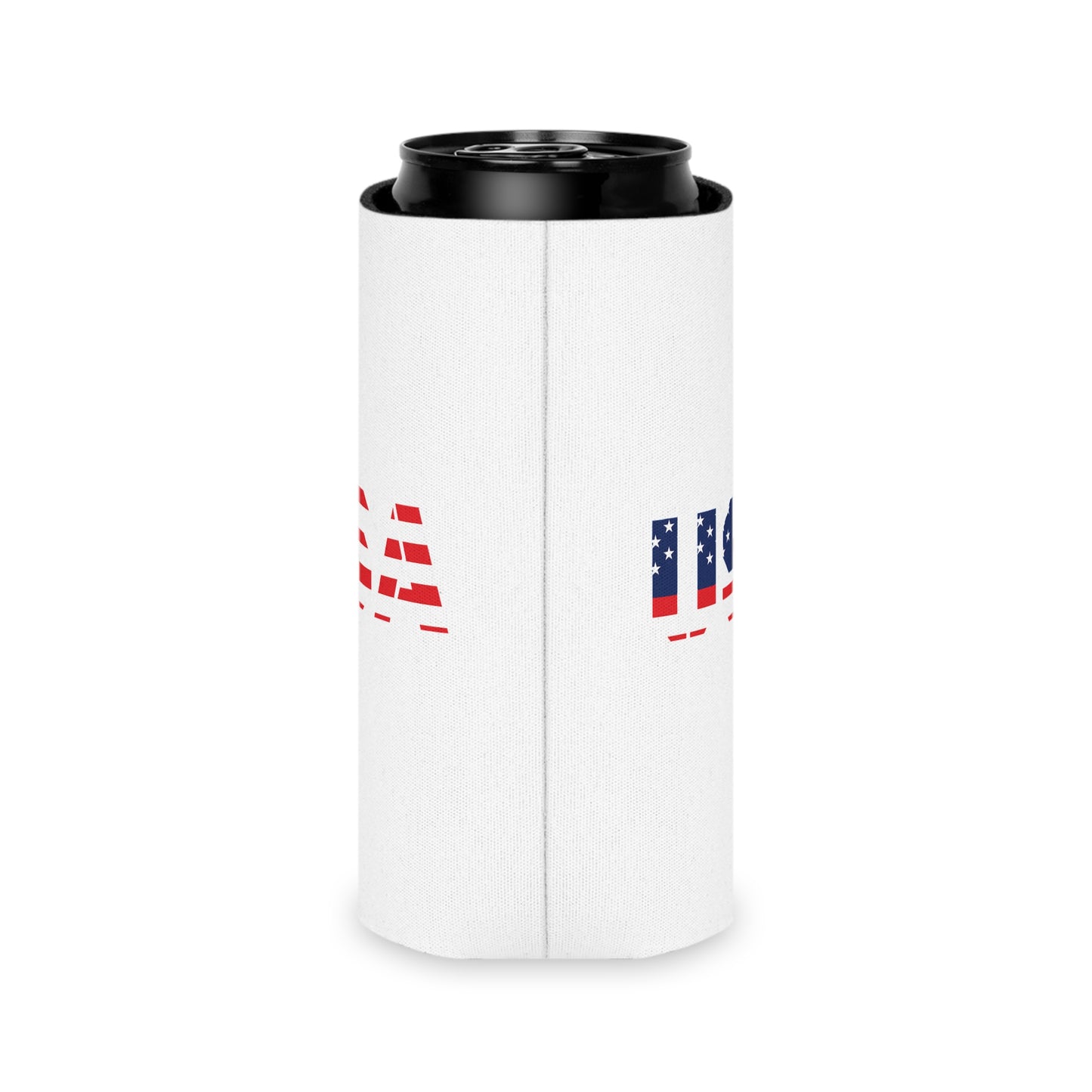 USA Flag Can Cooler - Perfect for BBQs, Independence Day, Tailgating, Memorial Day, Housewarming - TRV