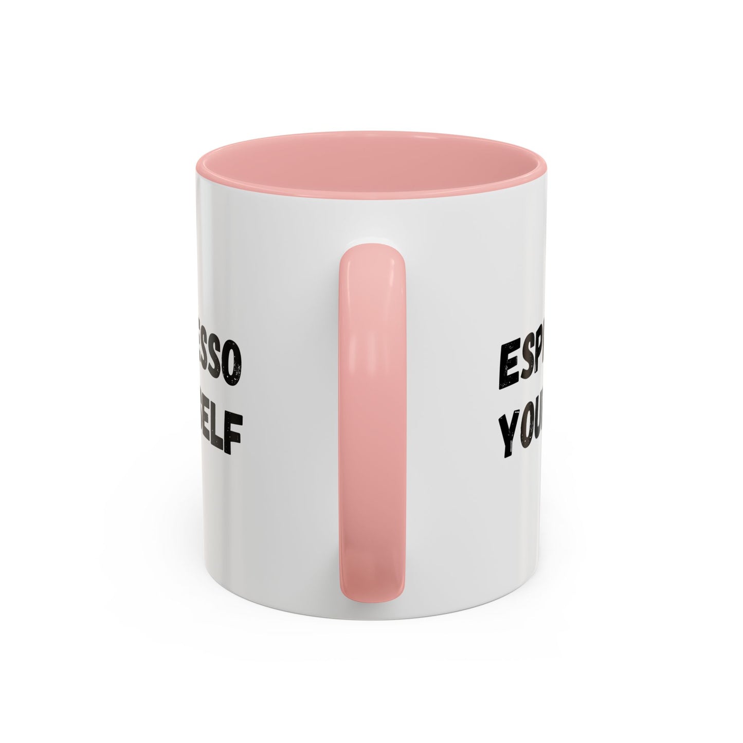 Espresso Yourself Coffee Mug - Fun Black Accented Mug for Coffee Lovers, Great Gift for Birthdays, Christmas, and Housewarming