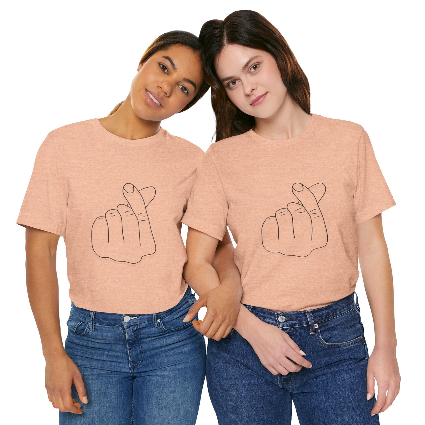 Minimalist Hand Sign Unisex Tee | Casual Everyday Wear | Perfect for Gift Givers