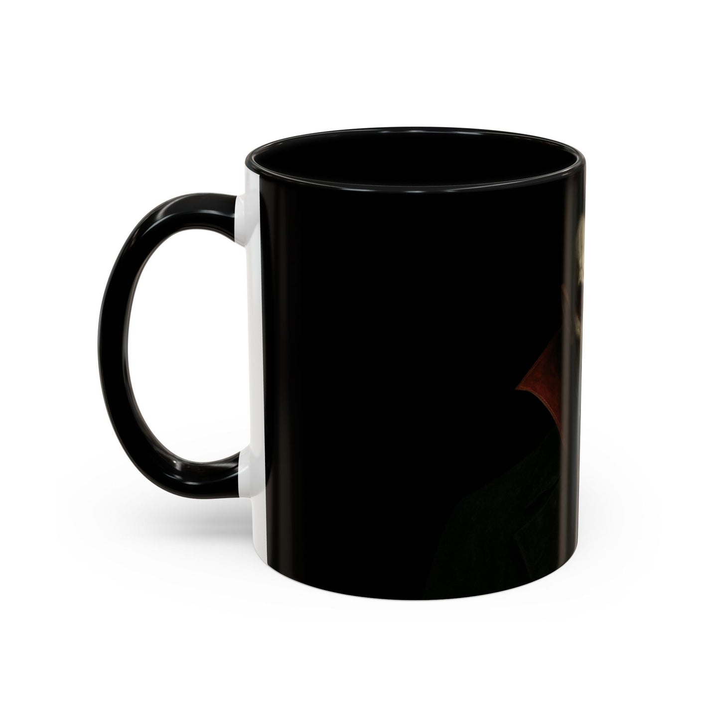 Gothic Dracula Vampire Accent Coffee Mug | Spooky Halloween Gift, Unique Home Decor, Collector's Mug, Coffee Lover's Gift - TRV