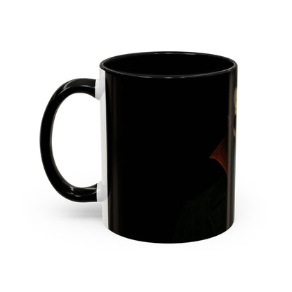 Gothic Dracula Vampire Accent Coffee Mug | Spooky Halloween Gift, Unique Home Decor, Collector's Mug, Coffee Lover's Gift - TRV