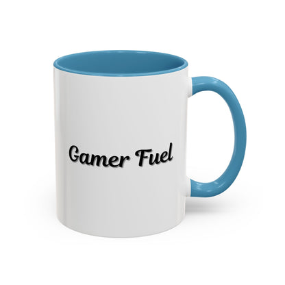 Gamer Fuel Accent Coffee Mug - Perfect for Gamers