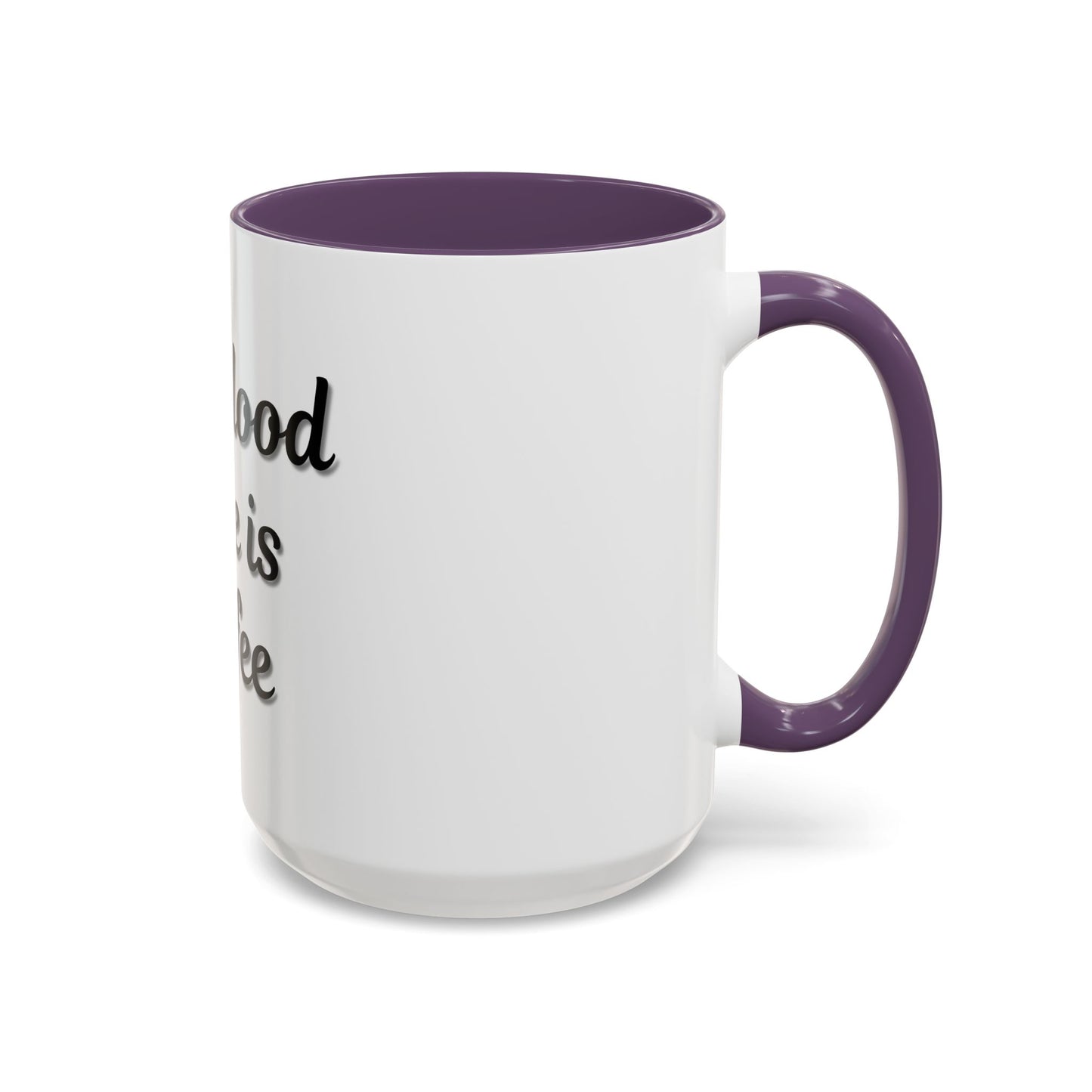 My Blood Type is Coffee Accent Mug - Perfect Gift for Coffee Lovers - TRV
