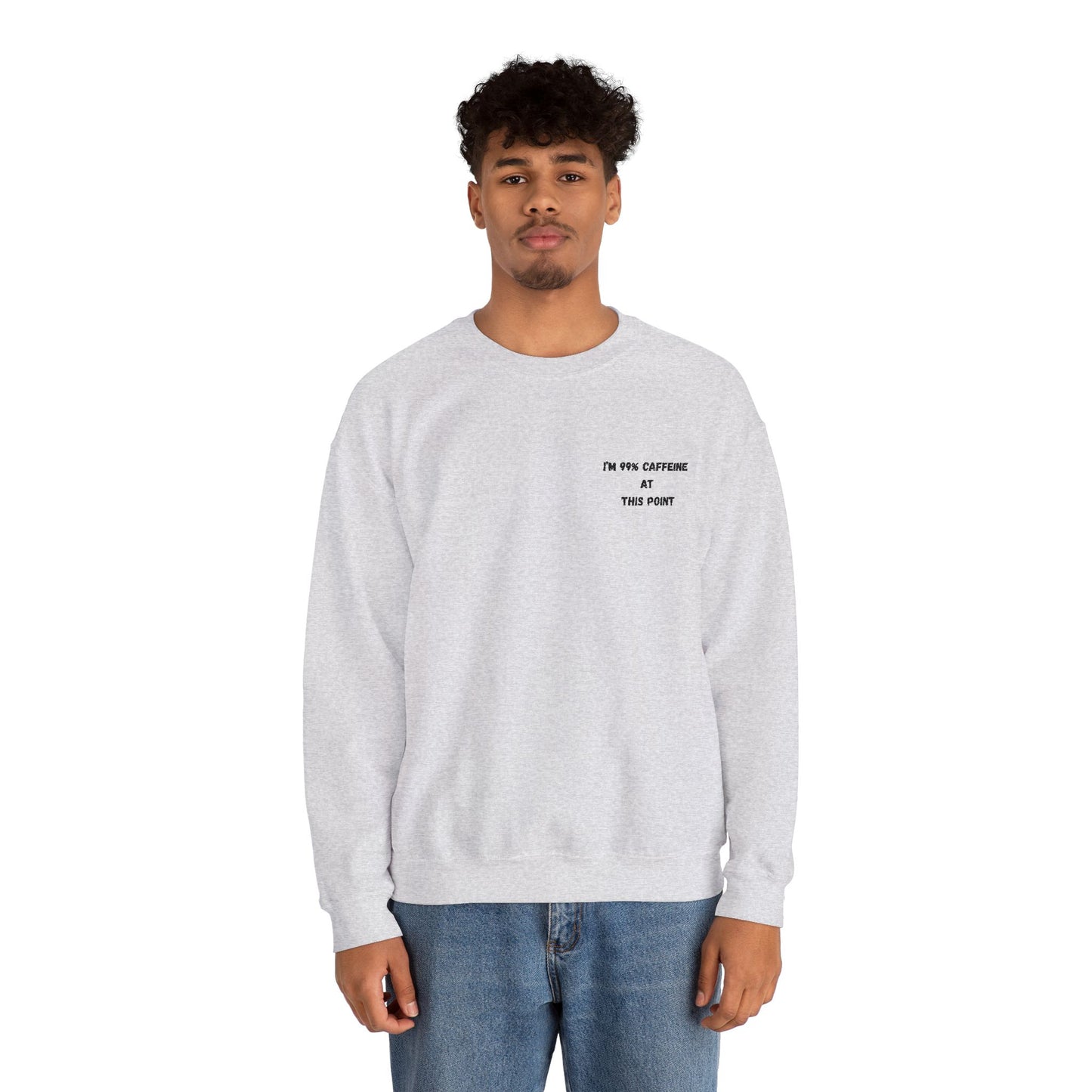 Caffeine Lover's Crewneck Sweatshirt | Unisex Heavy Blend - TRV