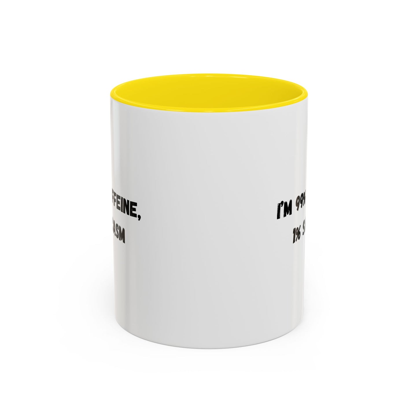 Sarcastic Coffee Mug - Funny Gift for Coffee Lovers, Black and White Accent Mug, Gift for Birthdays, Office Humor, Caffeine Enthusiasts