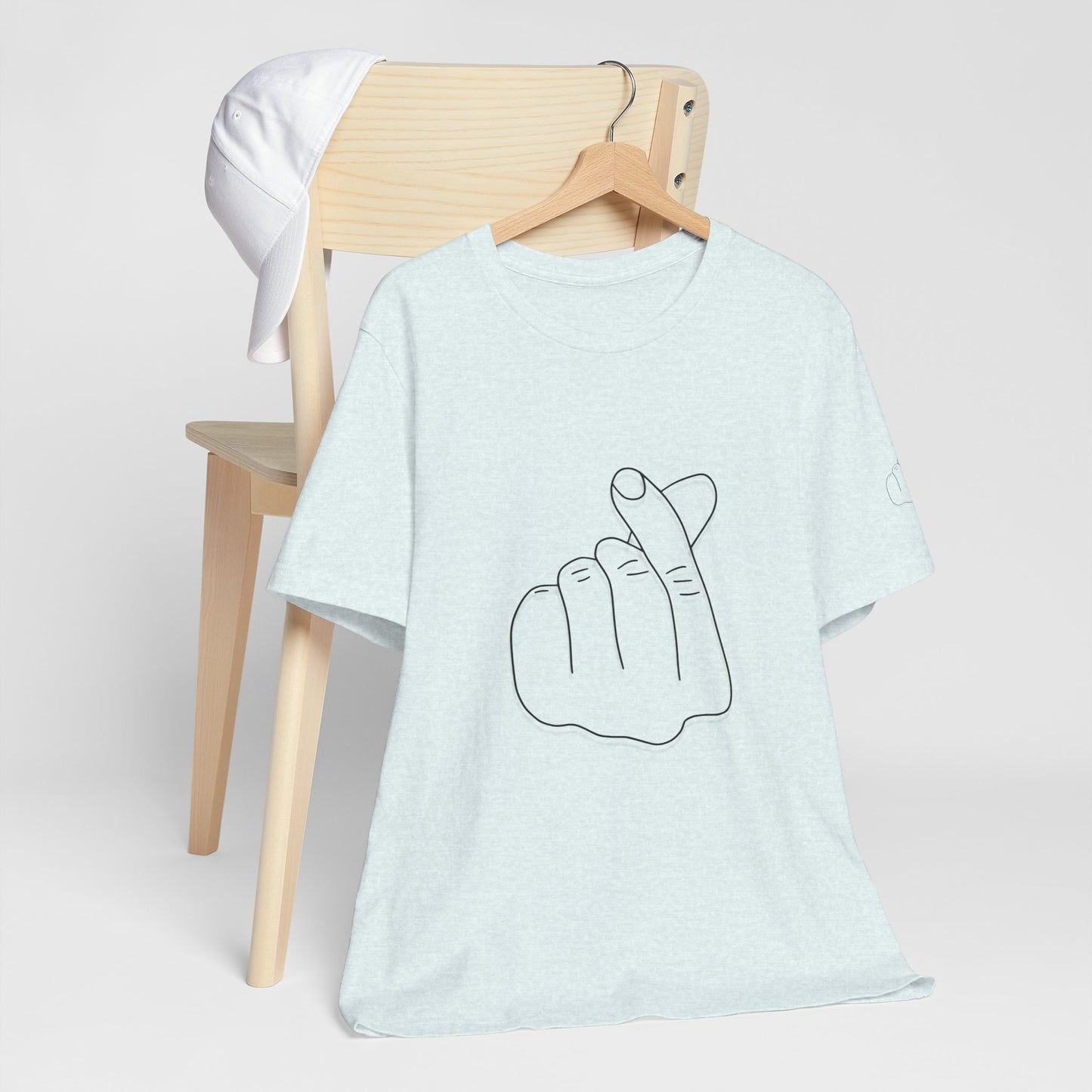Minimalist Hand Sign Unisex Tee | Casual Everyday Wear | Perfect for Gift Givers