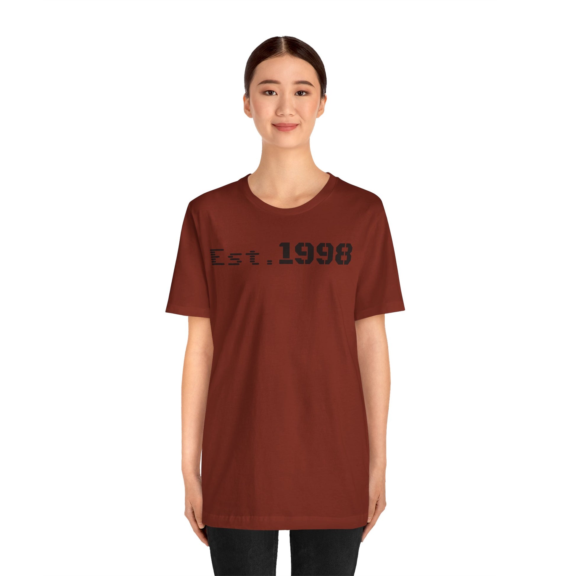 Vintage Est. 1998 Tee - Retro Unisex Shirt for Birthdays, Gifts, Everyday Wear, Casual Style, Nostalgia - TRV