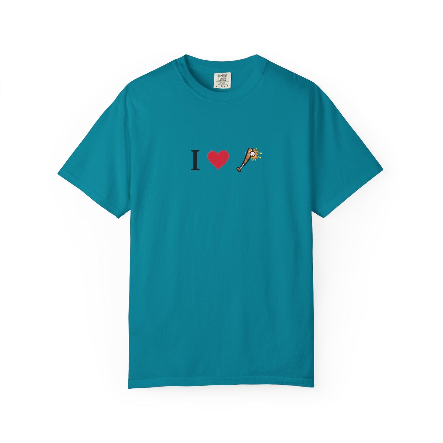 I Love Baseball  Unisex Tee, Gift for Couples, Cute Matching T-Shirts, Casual Everyday Wear, Anniversary Present, Love Shirt - TRV