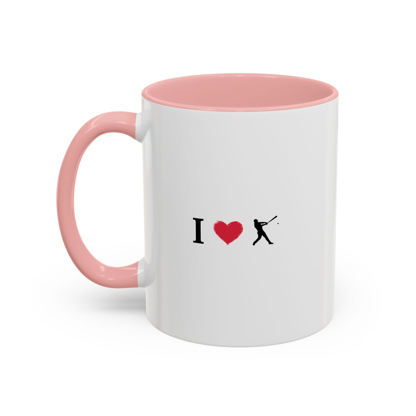 Baseball Love Accent Coffee Mug – Perfect Gift for Sports Fans, Home or Office Use, Great for Birthdays, Anniversaries, and Holidays - TRV