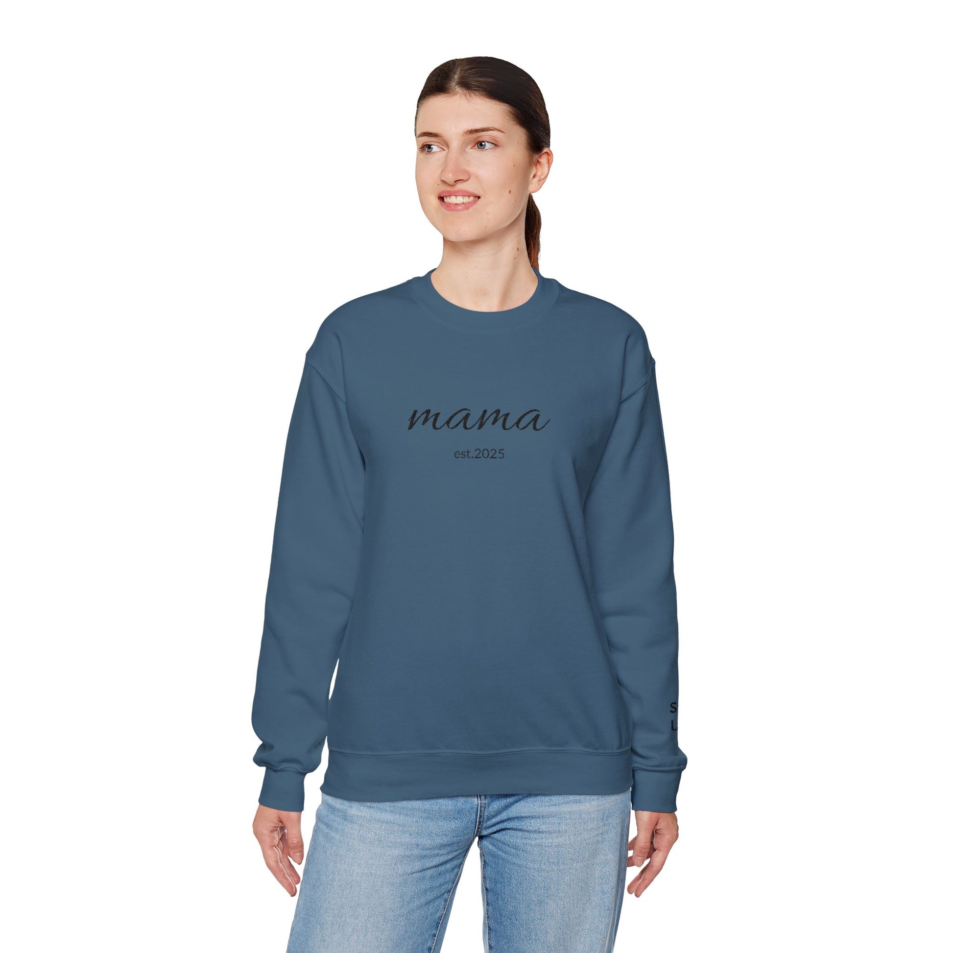 mama sweatshirt | simple script mom pullover - TRV