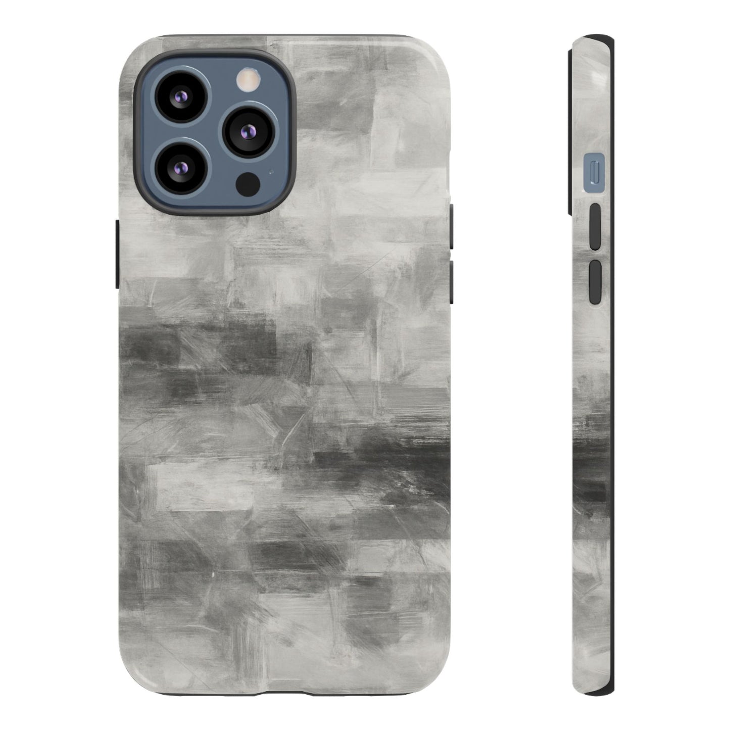 Stylish Phone Case for Tough Protection, Marble Grey Design, Customizable Gift for Her, Unisex Mobile Accessory, Birthday Present, [...] - TRV