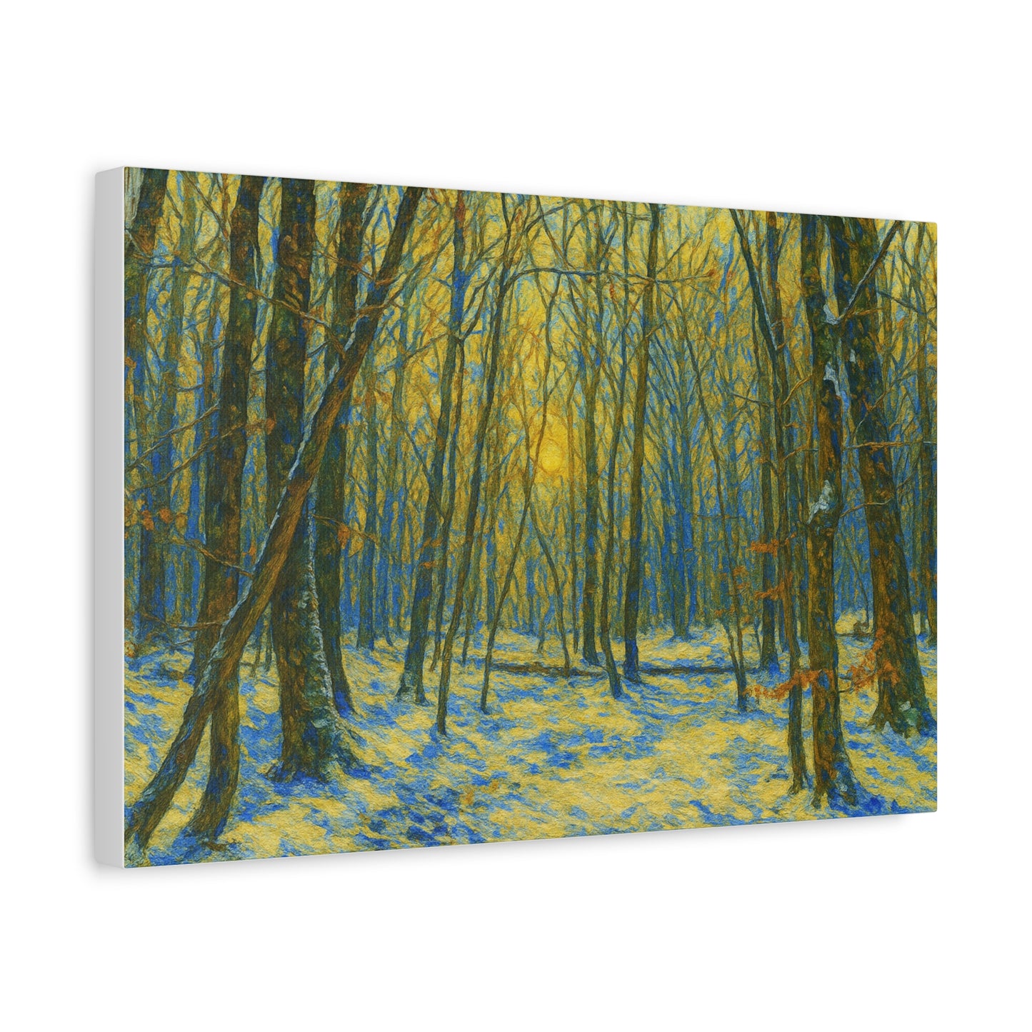 Forest Sunrise Canvas Print, Wall Art, Nature Photography, Home Decor, Gift for Nature Lovers, Landscape Artwork - TRV