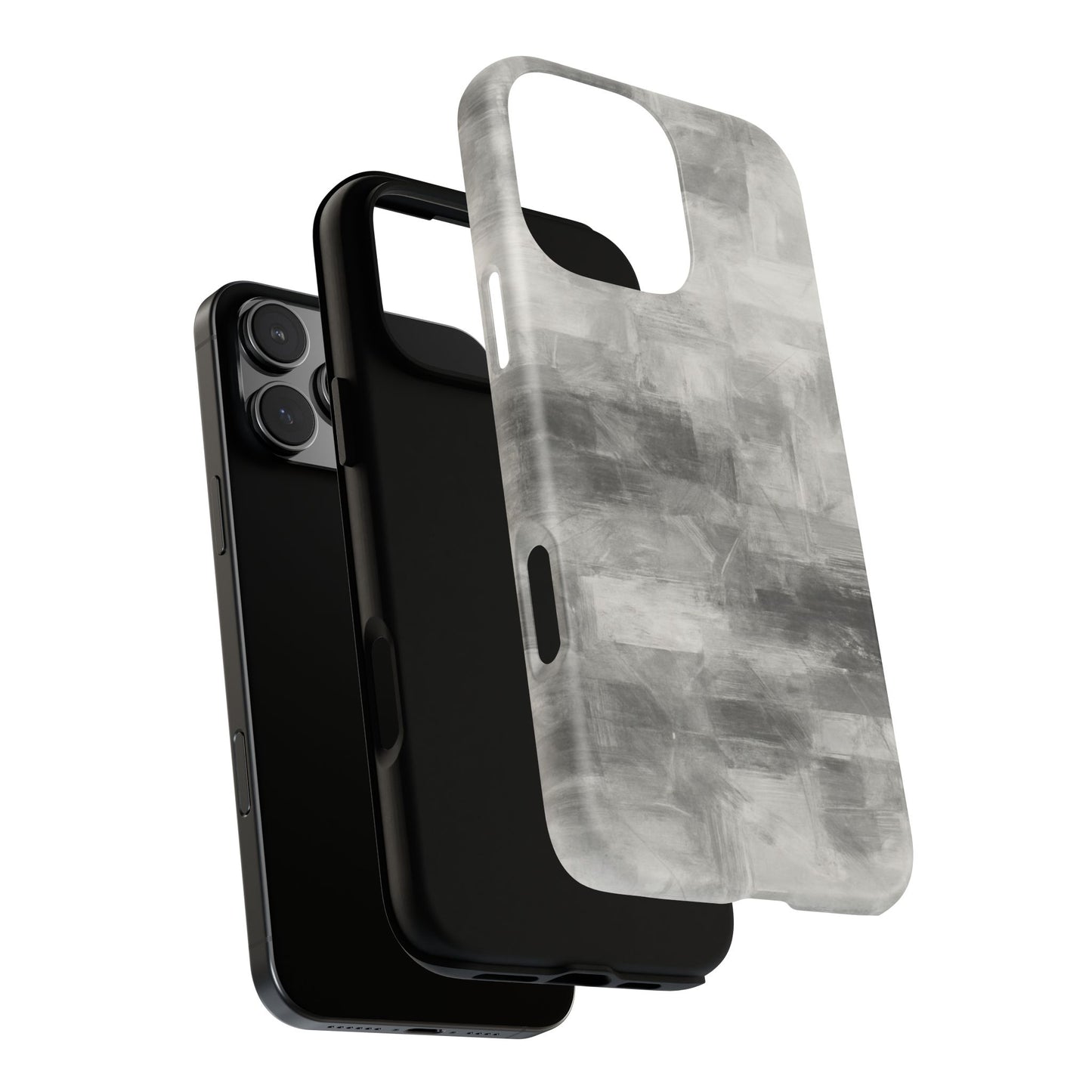 Stylish Phone Case for Tough Protection, Marble Grey Design, Customizable Gift for Her, Unisex Mobile Accessory, Birthday Present, [...] - TRV