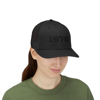 Vintage 1976 Snapback Trucker Cap, Retro Cap, Gift for Him, Casual Style Hat, Birthday Gift for 1976 Birth Year, Dad Hat - TRV