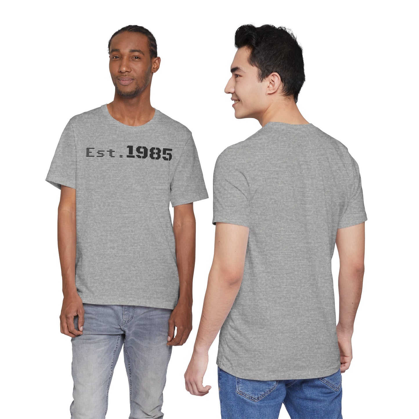 Est. 1985 Vintage Unisex Tee, Retro Birthday T-Shirt, Perfect Gift for 1980s Lovers, Casual Apparel, Timeless Style