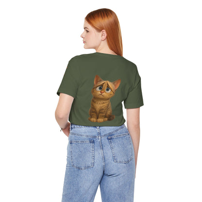 Adorable Cat Graphic Tee, Cute Pet Lover Shirt, Animal Lover Gift, Funny Cat Apparel, Birthday, Christmas, Everyday Use - TRV