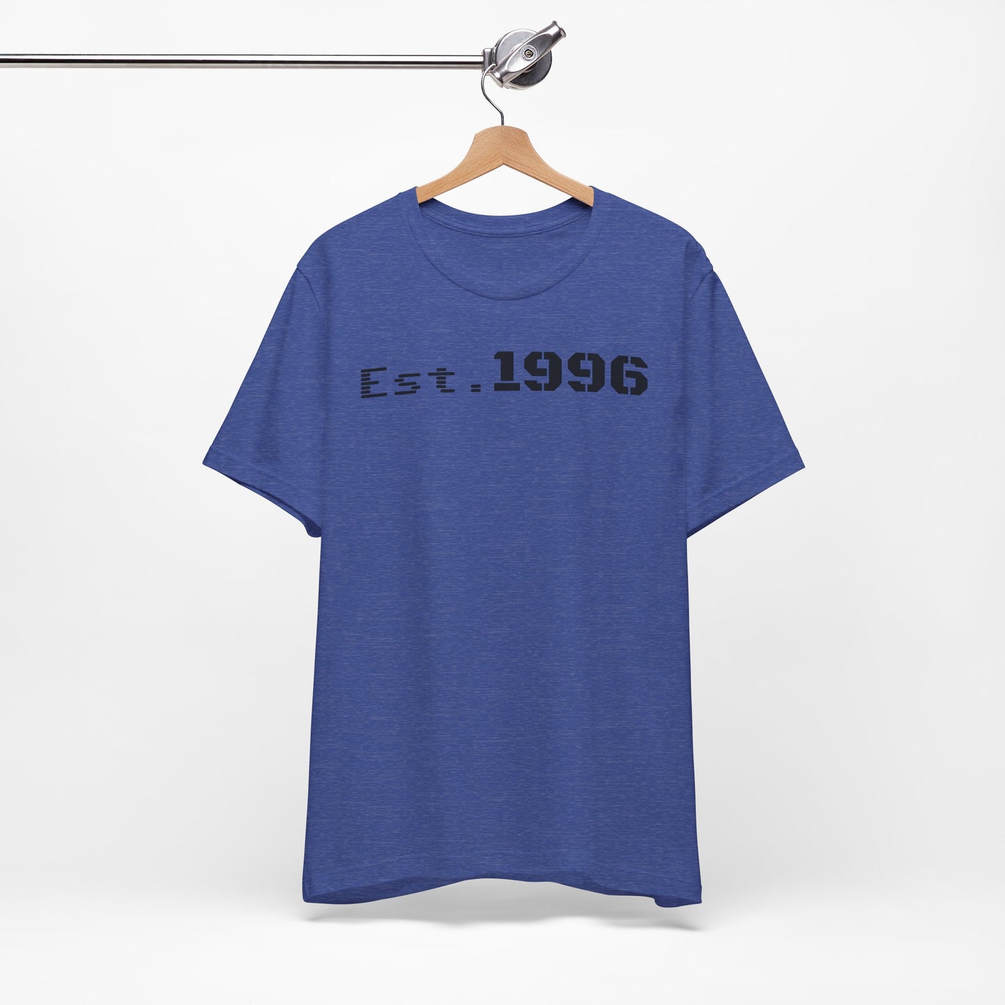 Established 1996 Unisex T-Shirt, Vintage Year Tee, Birth Year Gift, Casual Fashion, Personalized Graphic Tee - TRV