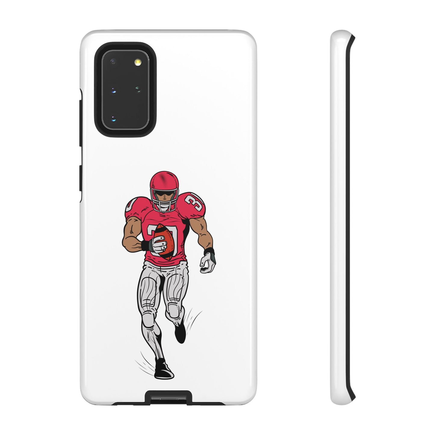 Football Player Tough Case, Sports Phone Cover, Athlete Gift, Tough Phone Case, Fall Sports, Football Lover's Accessory - TRV