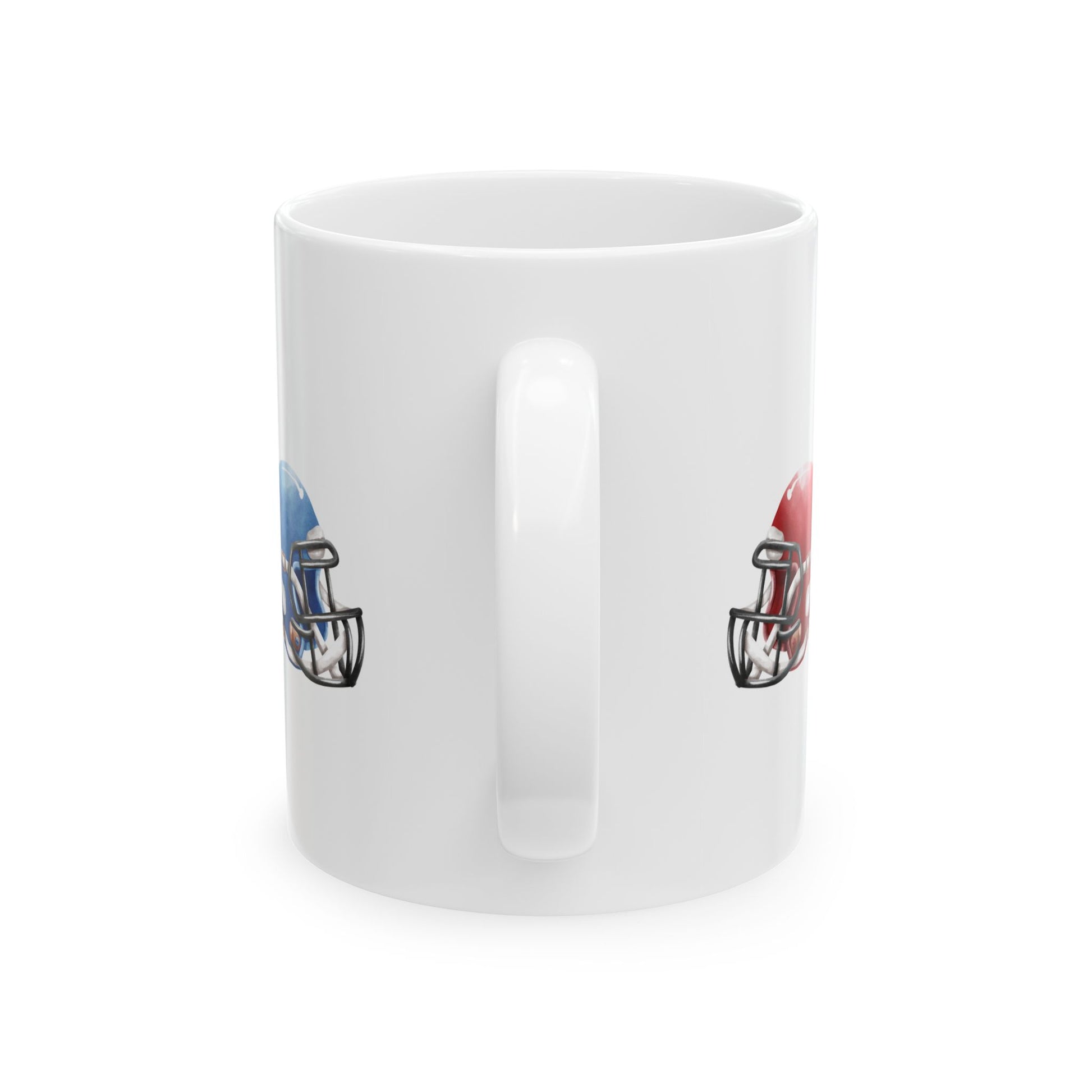 Football Fan Ceramic Mug | 11oz, 15oz | Perfect for Game Day, Sports Enthusiasts, Gifts, Tailgating, Team Celebration - TRV