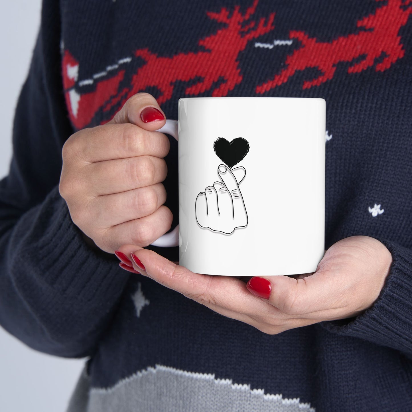 Heartwarming Ceramic Mug for Coffee Lovers - 11oz & 15oz