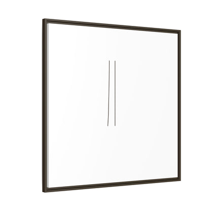 Minimal Line Art | Matte Canvas Framed