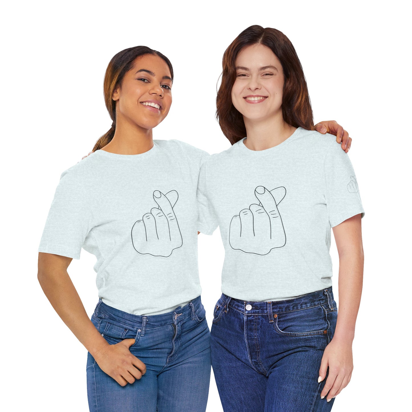 Minimalist Hand Sign Unisex Tee | Casual Everyday Wear | Perfect for Gift Givers