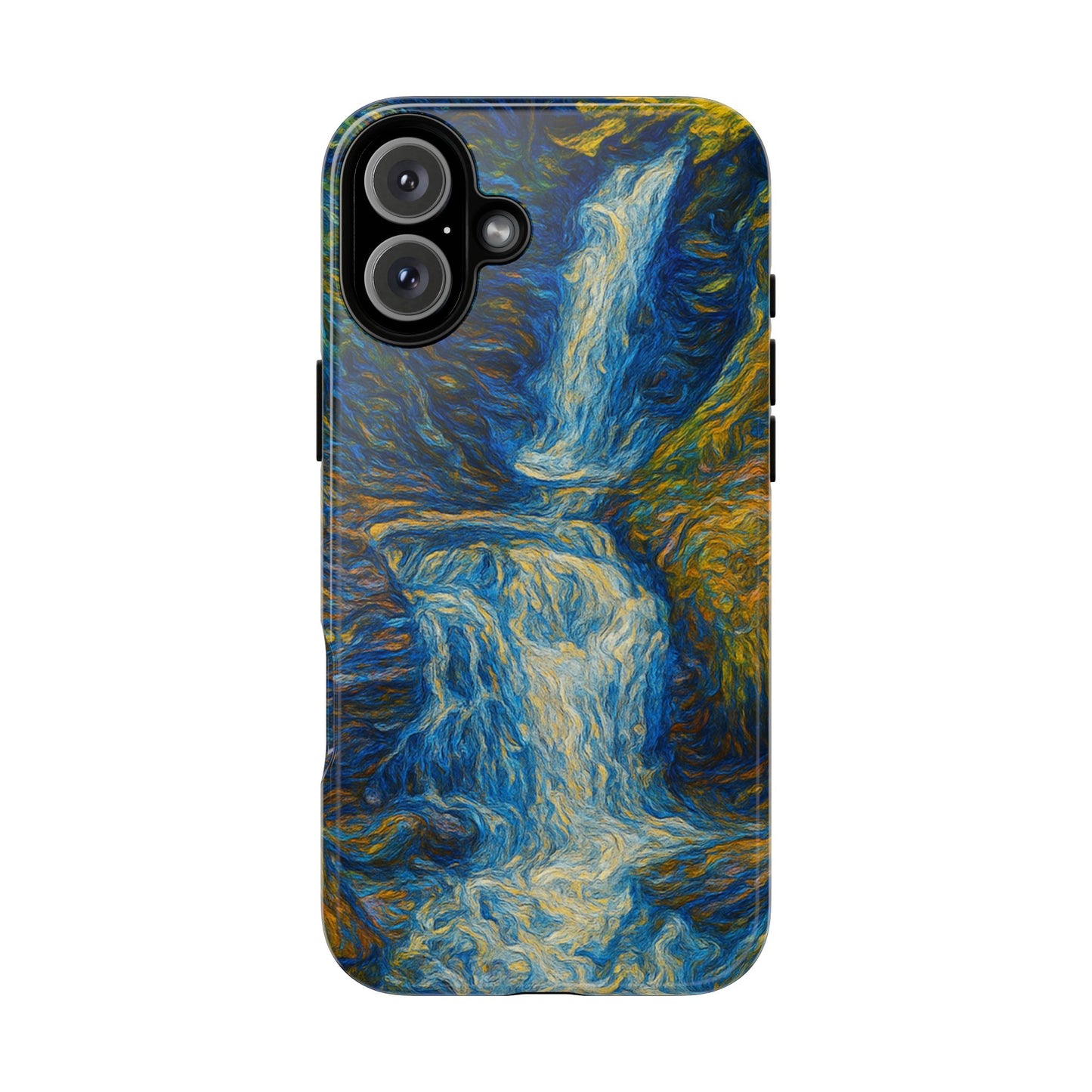 Artistic Phone Case - Waterfall Design, Unique Gift, Phone Accessory, Nature Lover, Original Artwork - TRV