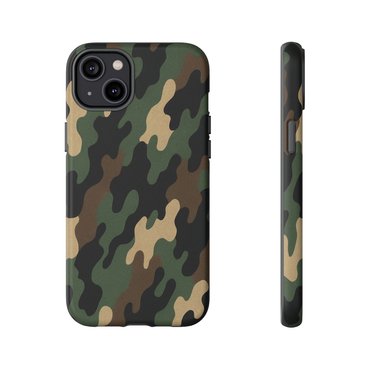 Camouflage Phone Case, Tough Cases, Military Style, Unique Phone Accessories, Gift for Him, Durable Phone Cover - TRV