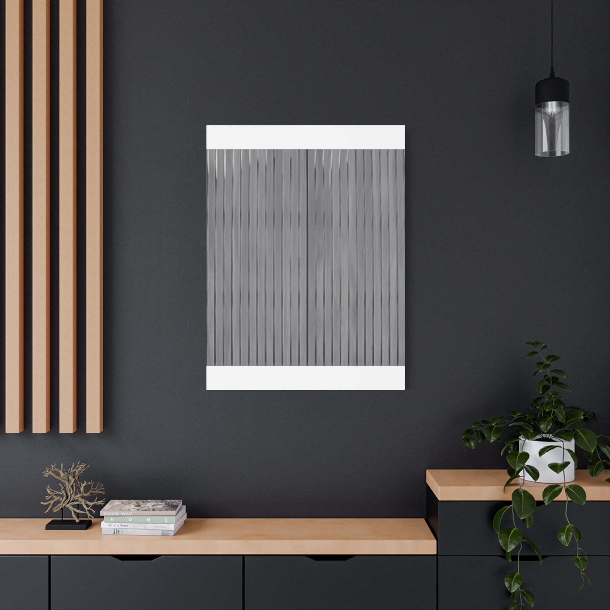 Modern Striped Canvas Art - 1.25" Stretched Wall Decor - TRV
